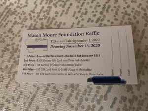 Mason Moore Foundation Raffle