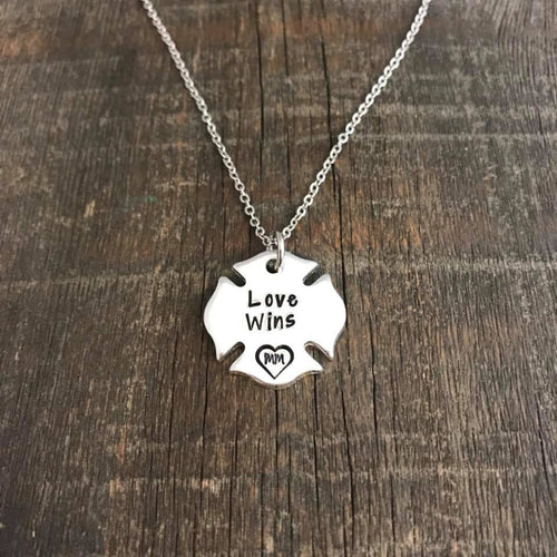 FireFighter Love Wins Necklace