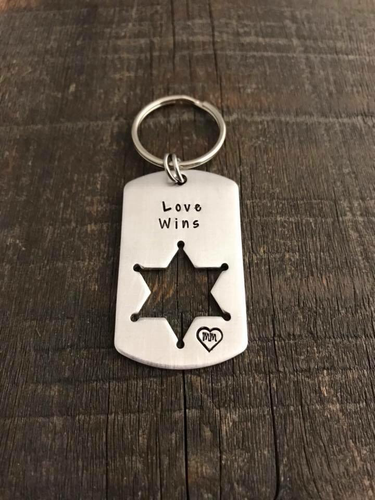 Love Wins key chain